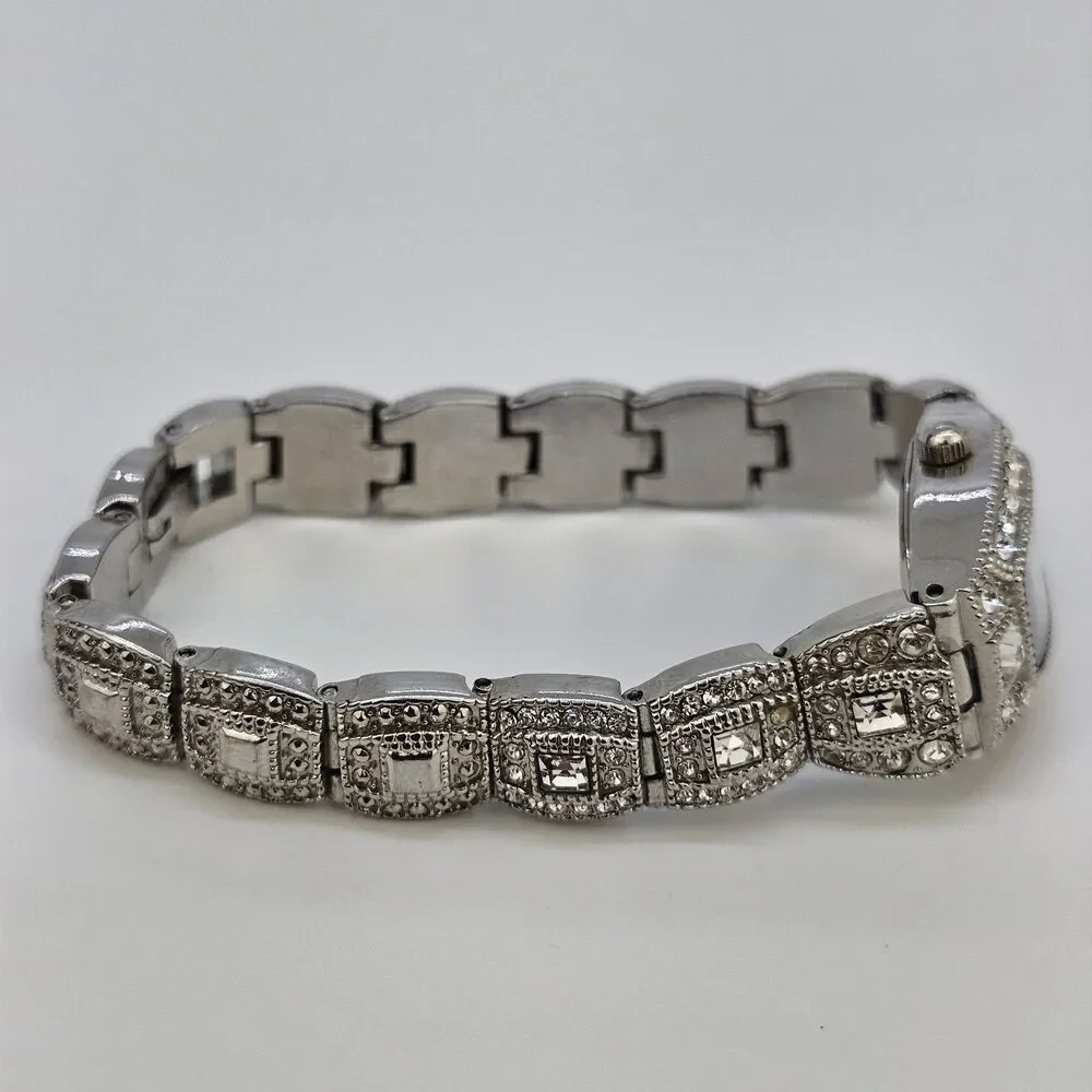Vivani Women's Watch 18MM White Dial Gray Bracelet Band 6.5